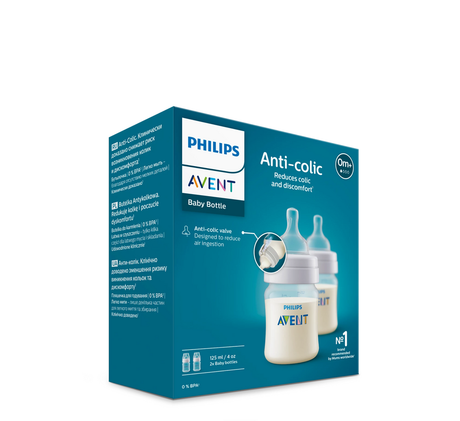 Комплет шишенце за бебиња Philips Avent SCY 100/02 против колики 0m+ 
