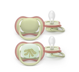 Philips Avent Biberon Rrens Ultra Air Night Time (0-6 Muajsh) *2 парчиња 