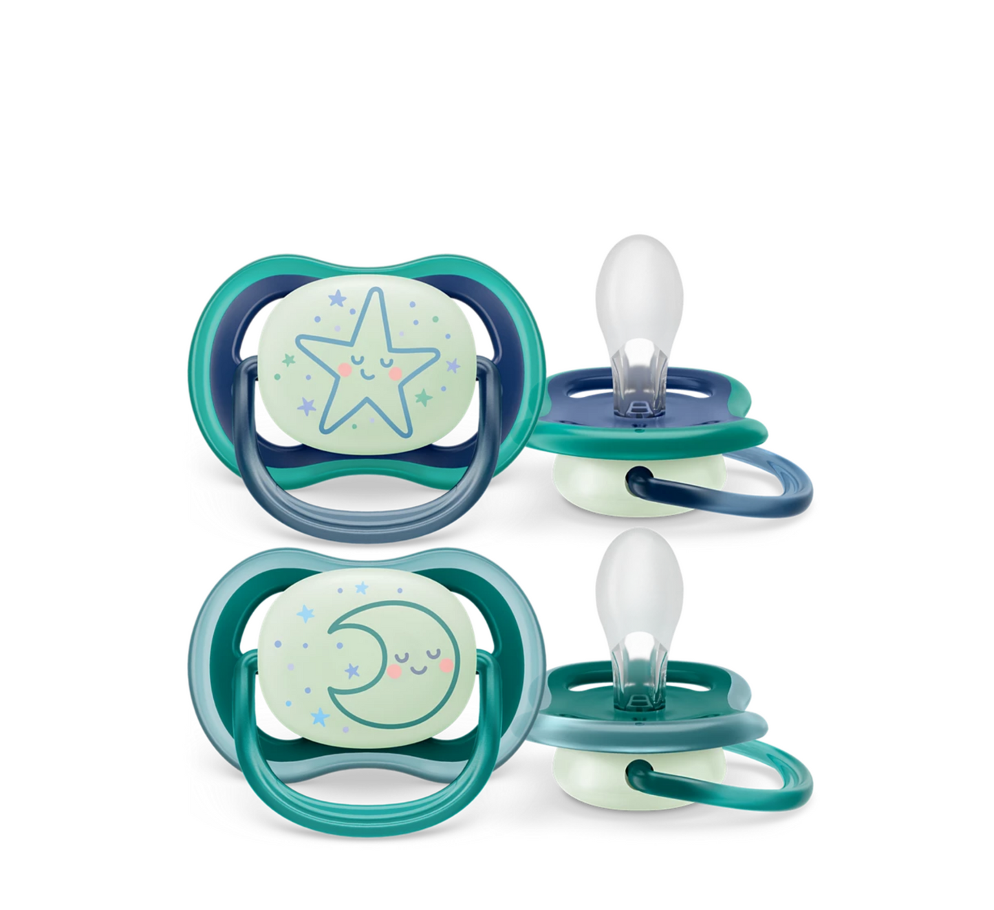 Philips Avent Biberon Rrens Ultra Air Night Time (6-18 Muajsh) *2 copë