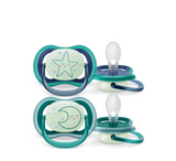 Philips Avent Biberon Rrens Ultra Air Night Time (6-18 Muajsh) *2 copë