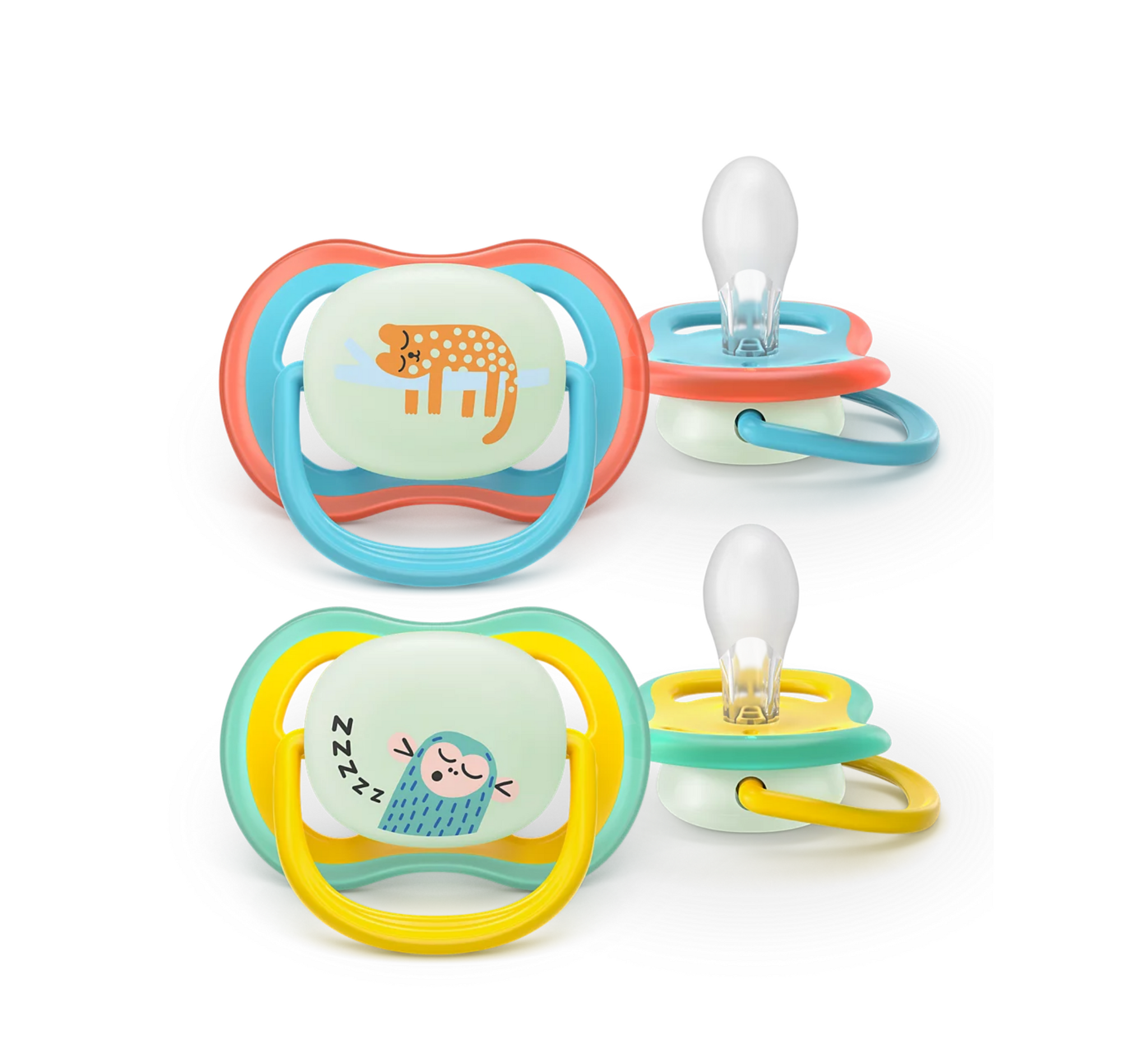 Philips Avent Biberon Rrens Ultra Air Night Time (0-6 Muajsh) *2 парчиња 