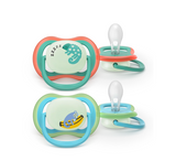 Philips Avent Biberon Rrens Ultra Air Night Time (0-6 Muajsh) *2 парчиња 