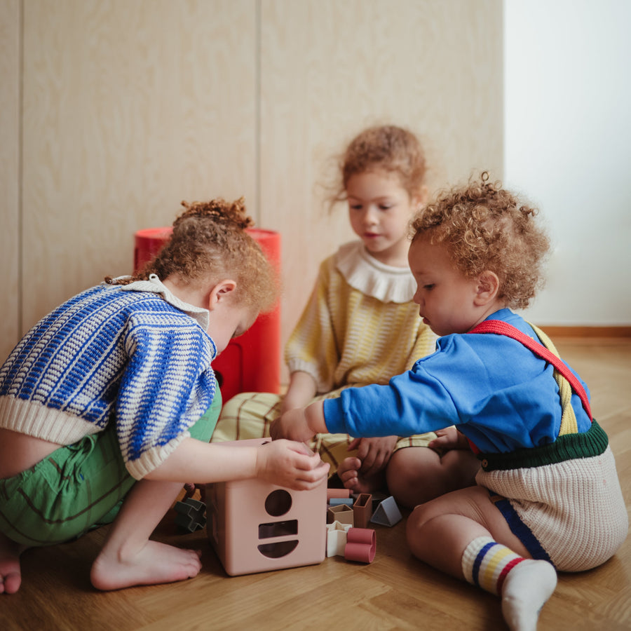 Mushie Shape Sorting Box