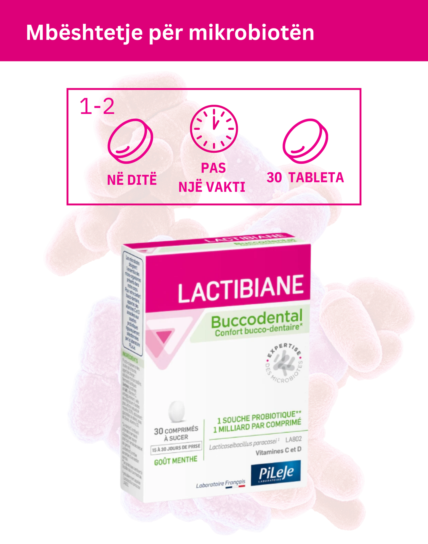 PiLeJe Lactibiane Buccodental * 30Tableta