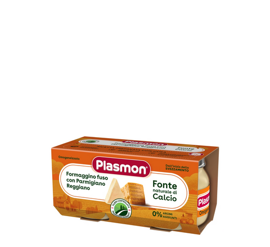 Plasmon - Djathe i Shkrire & Parmigiano Reggiano (2*80gr) 4m+