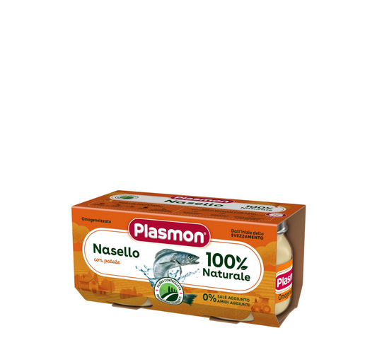 Plasmon - Pure Peshk Merluc & Patate (2*80gr)