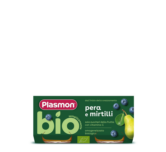 Plasmon Bio Pure Dardhe & Boronice (2*80gr) 6m+