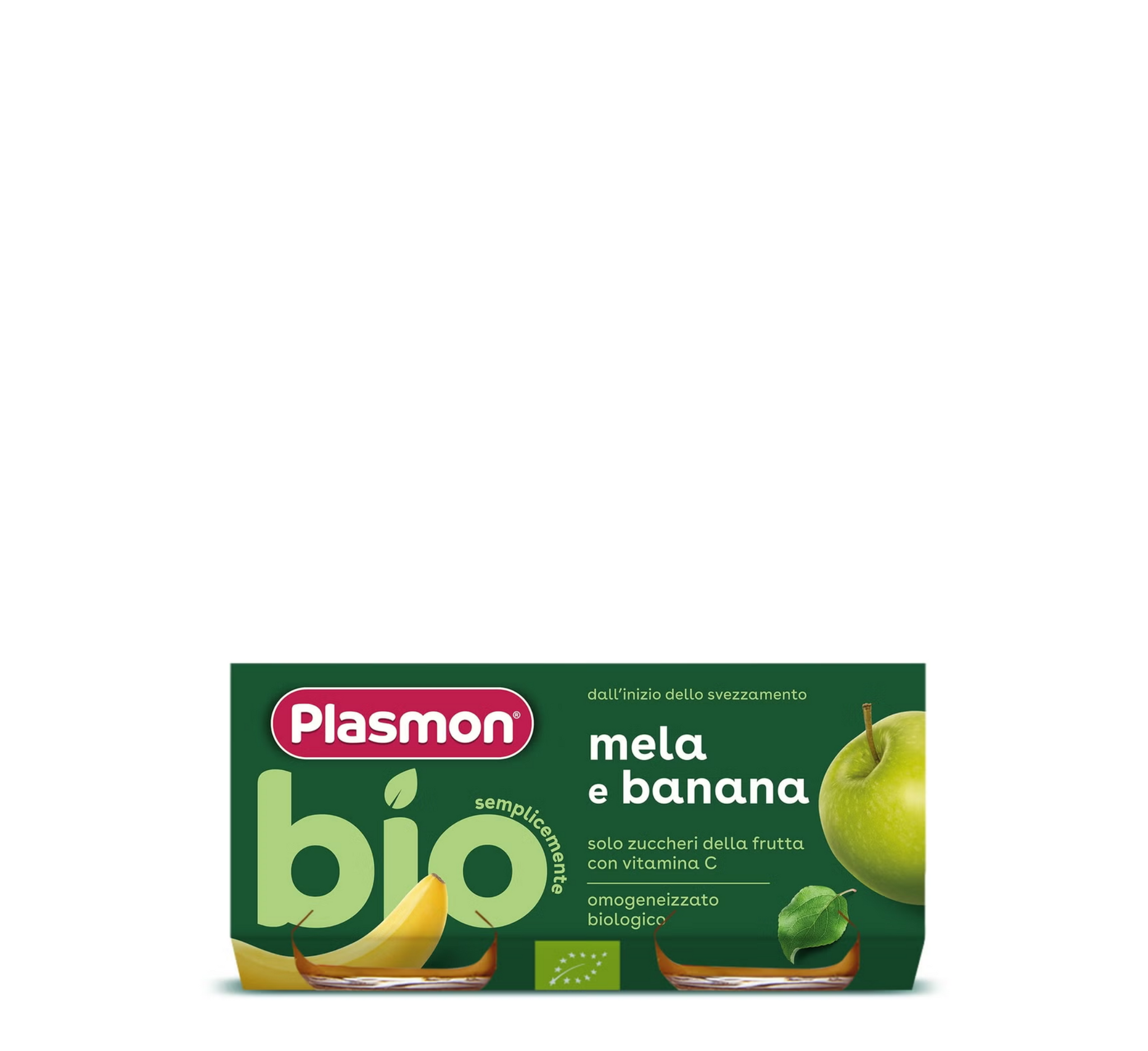 Plasmon Bio Pure Molle &amp; Banane (2x80gr) 6m+
