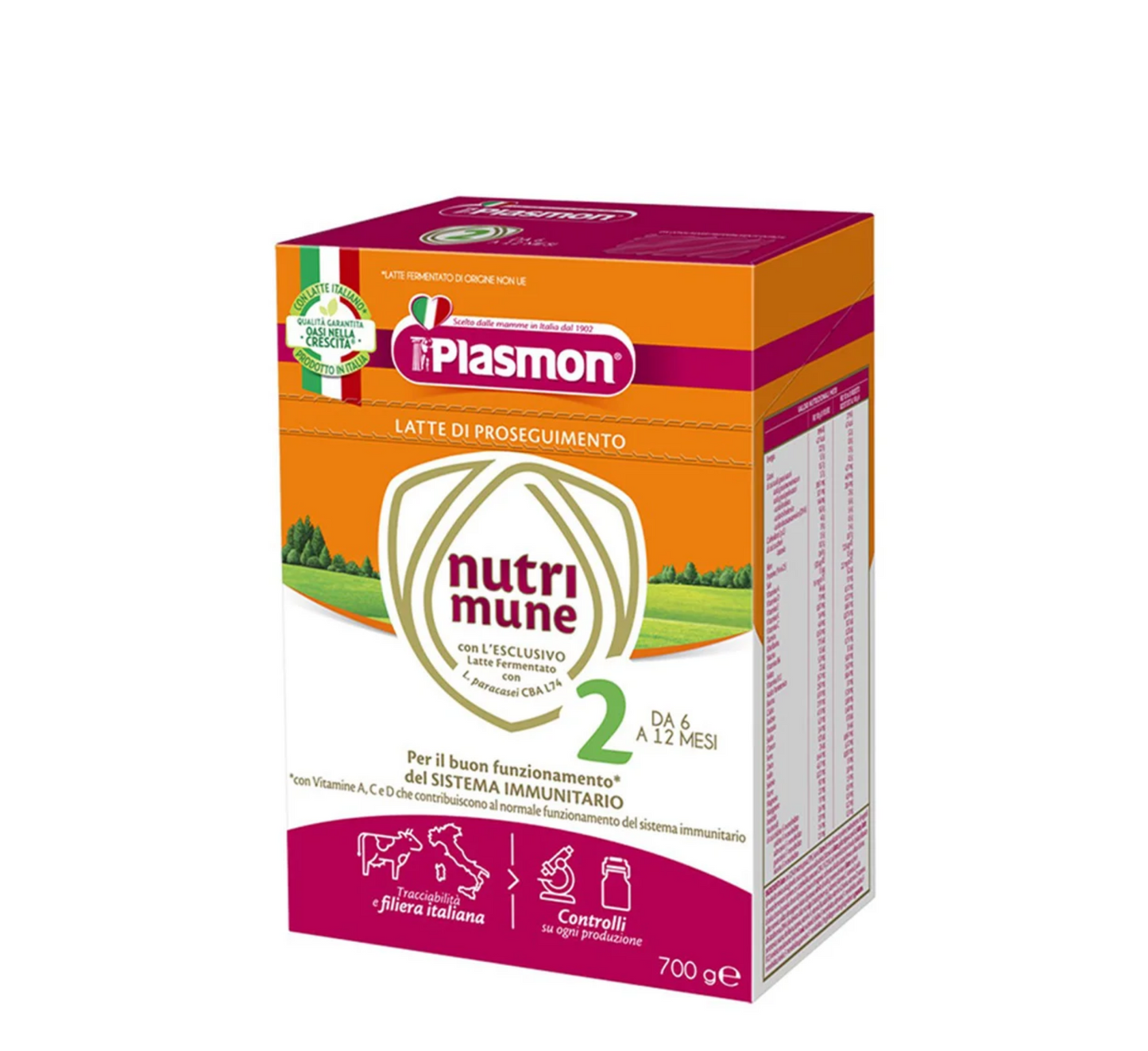 Plasmon Nutri mune 2 *700gr (6-12 muaj)