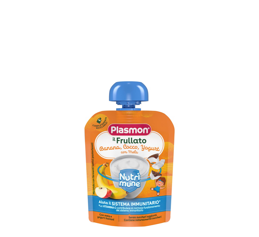 Plasmon il Frullato Kos Frutash (banane &amp; arre kokosi) *85gr