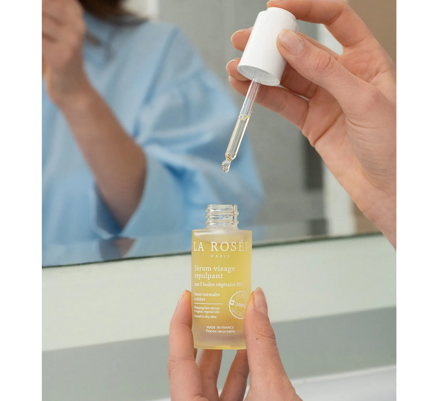 Serum për Fytyrën që Plotëson me 5 Vajra Bimorë Organikë *30ml