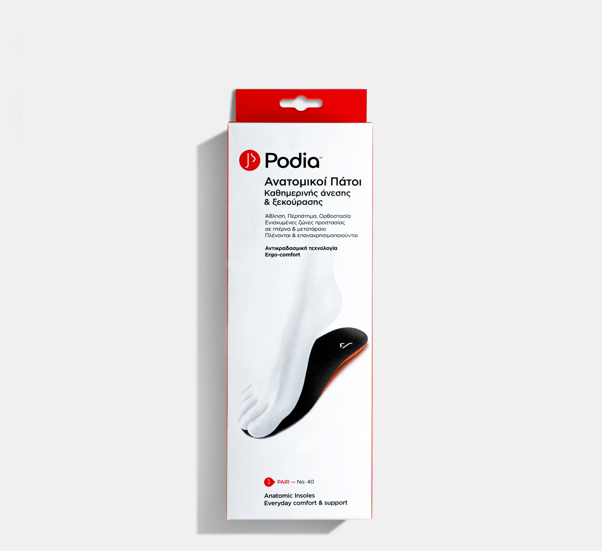 Sholla Anatomike Podia – Rehati dhe Mbështetje e Përditshme *(1 Palë)