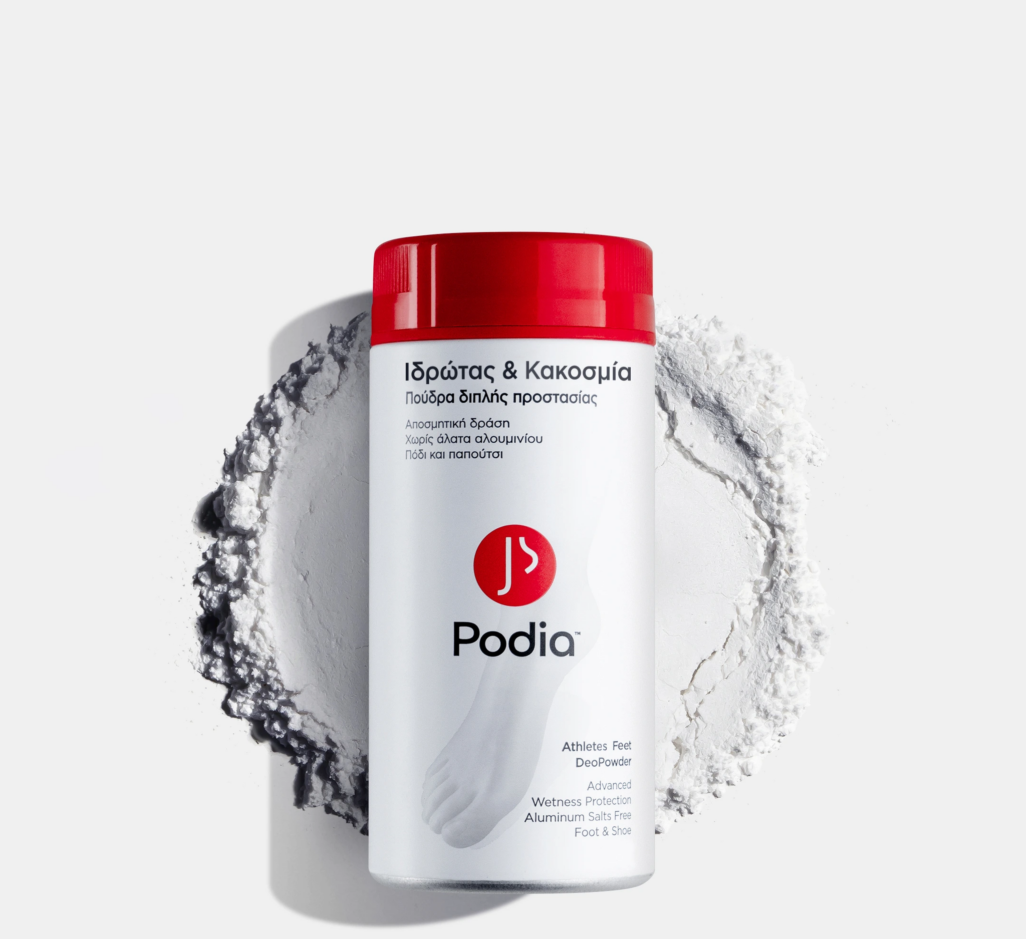 Pluhur Deodorant për Këmbët e Atletit Podia *100gr