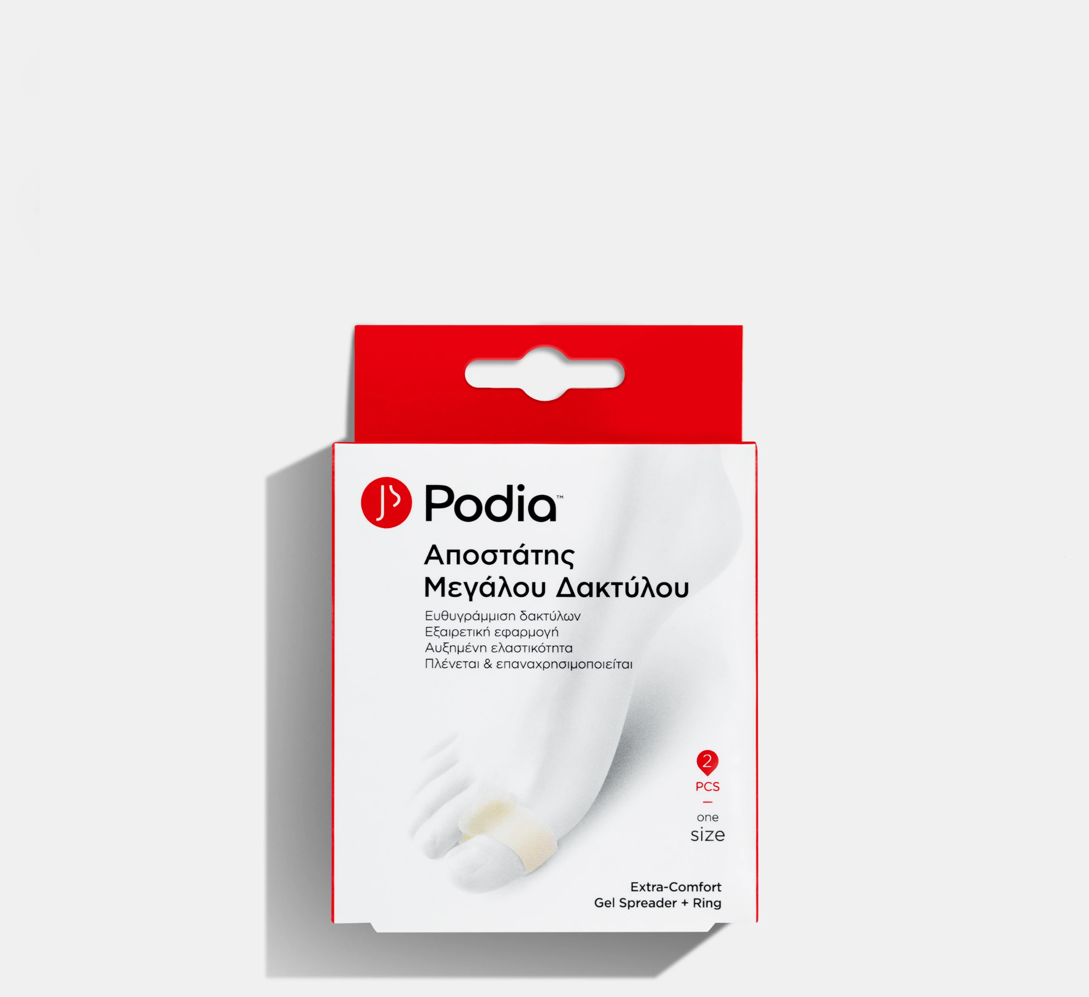 Podia Extra-Comfort Gel-Spreader + Ring *2pcs