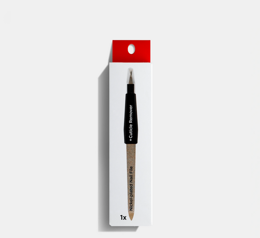 Podia Nickel-Plated Nail File + Culicle Remover