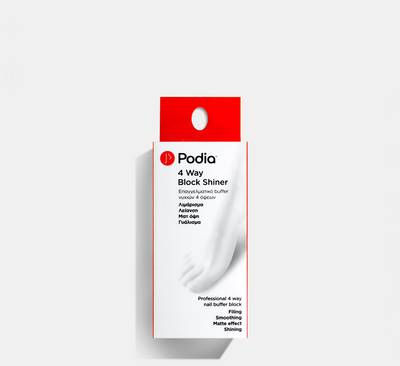 Podia Professional 4-Way Nail Buffer Block Shiner