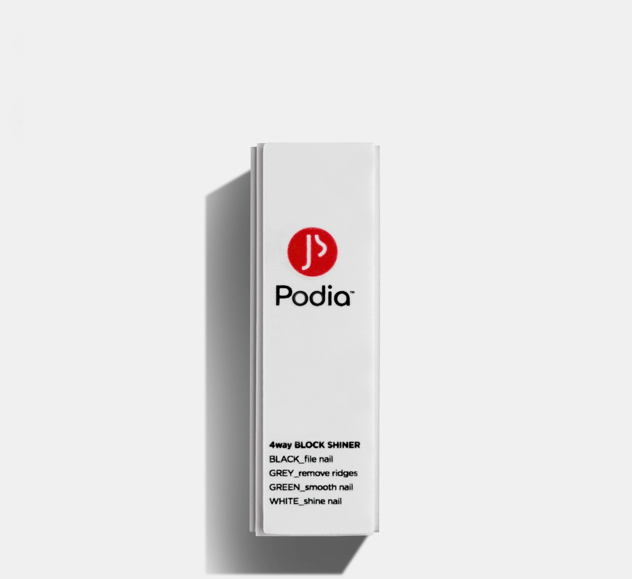 Podia Professional 4-Way Nail Buffer Block Shiner