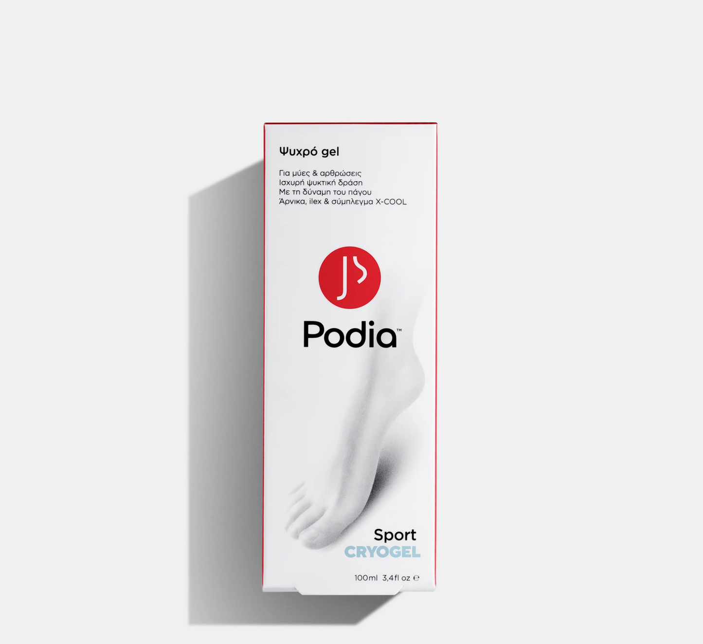 Podia Sport Kriogel kundër shqetësimit të muskujve dhe kyçeve *100ml