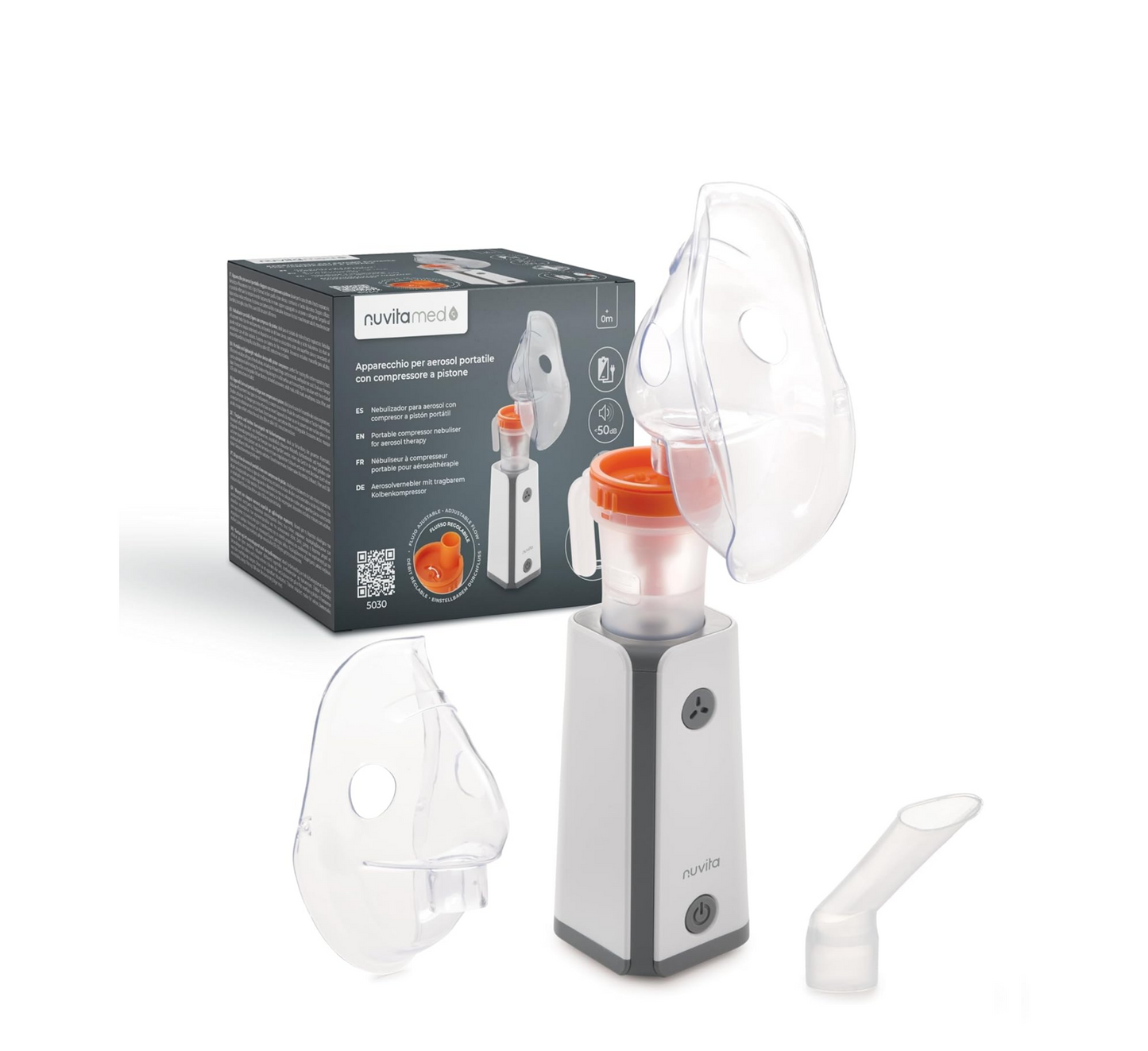 Aerosol me piston portativ Nuvita me bateri të rikarikueshme