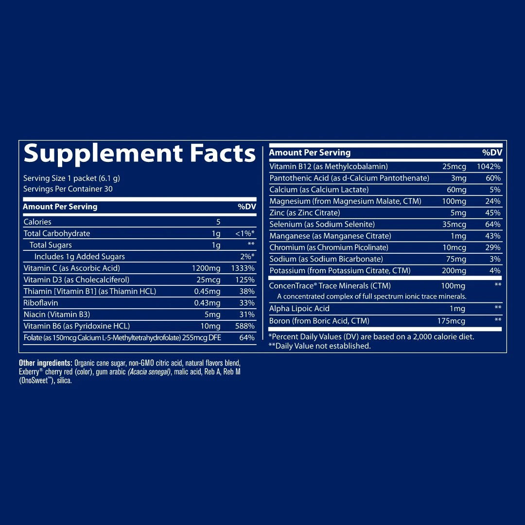 Electrolyte Stamina Power GMO Rasberry x 30
