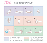 Nuvita Pregnancy Pillow 12 in 1 - Dreamwizard 7100