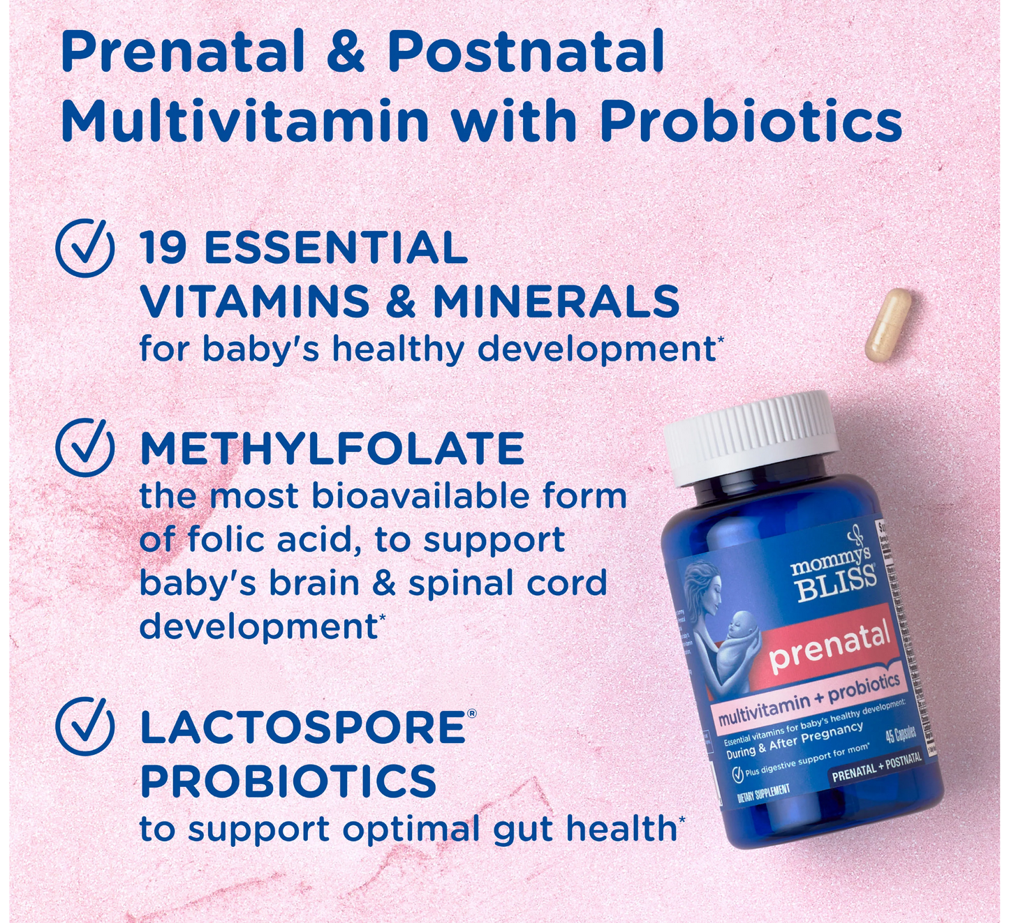 Prenatal Multivitamin + Probiotics *45caps