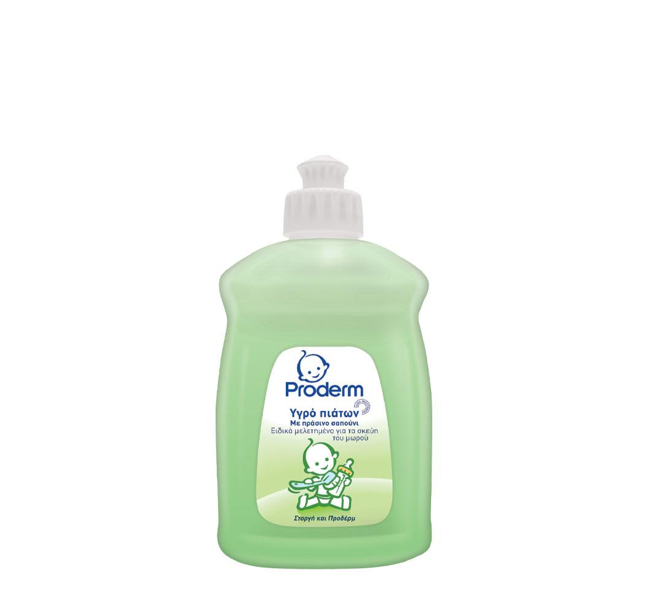 Proderm Dishwashing Liquid with Green Soap *500ml