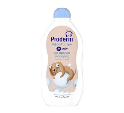 Banjë me flluska Proderm për fëmijë me aromë pudre 3+ vjeç *500ml