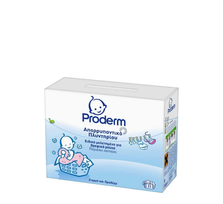 Pluhur detergjenti për rrobat e foshnjave Proderm *1.67 kg (23 copë)