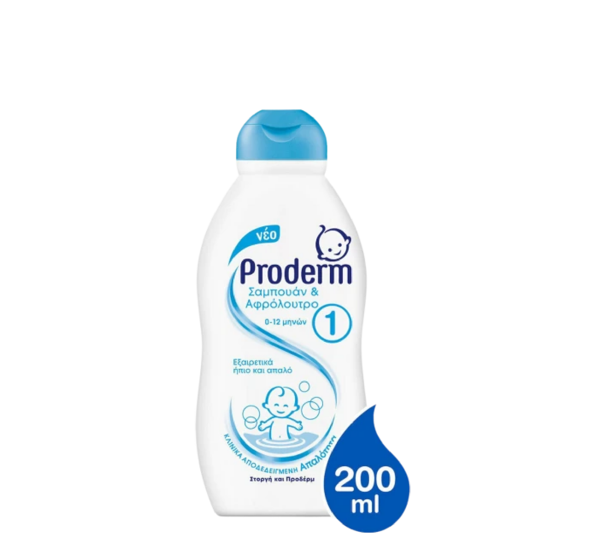 Shampo dhe xhel dushi Proderm 0-12 muajsh