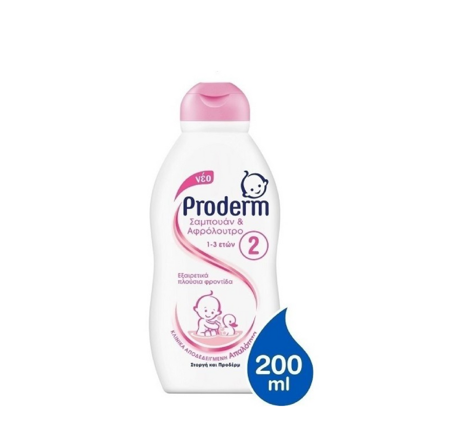 Proderm Shampoo & Shower Gel (1-3 years)