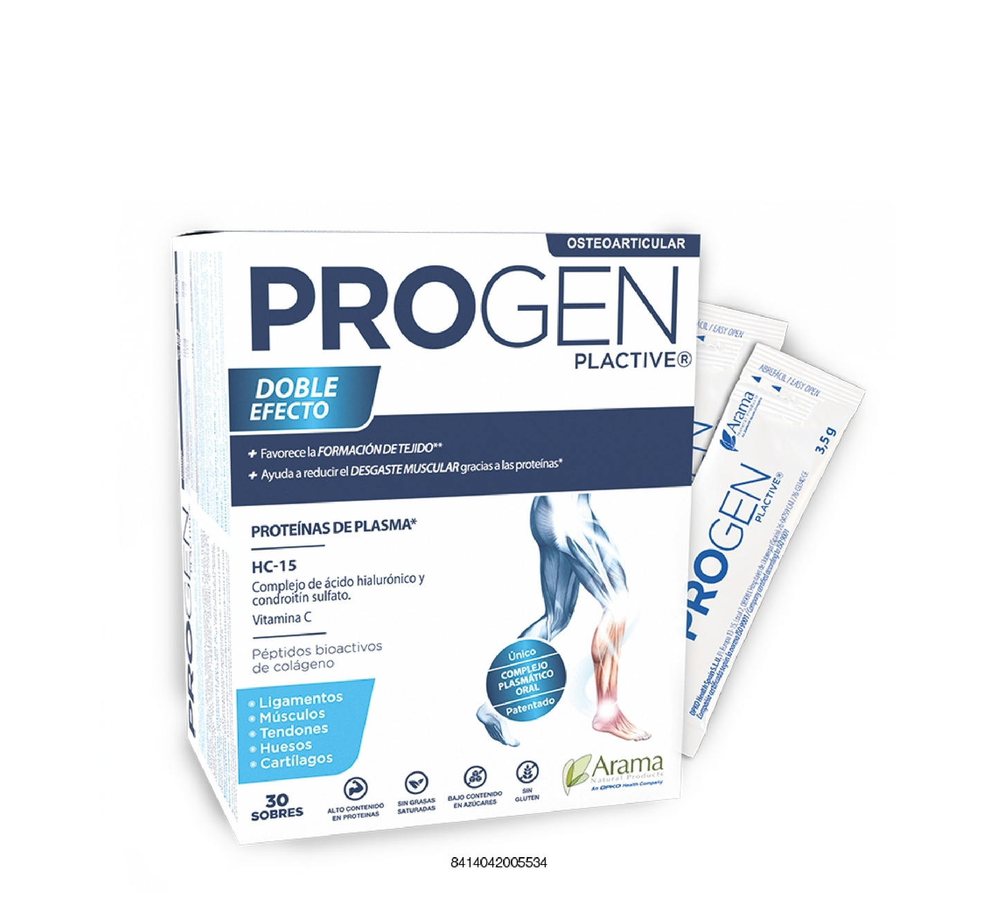 Progen Plactive Dubble Effect *30 bustina
