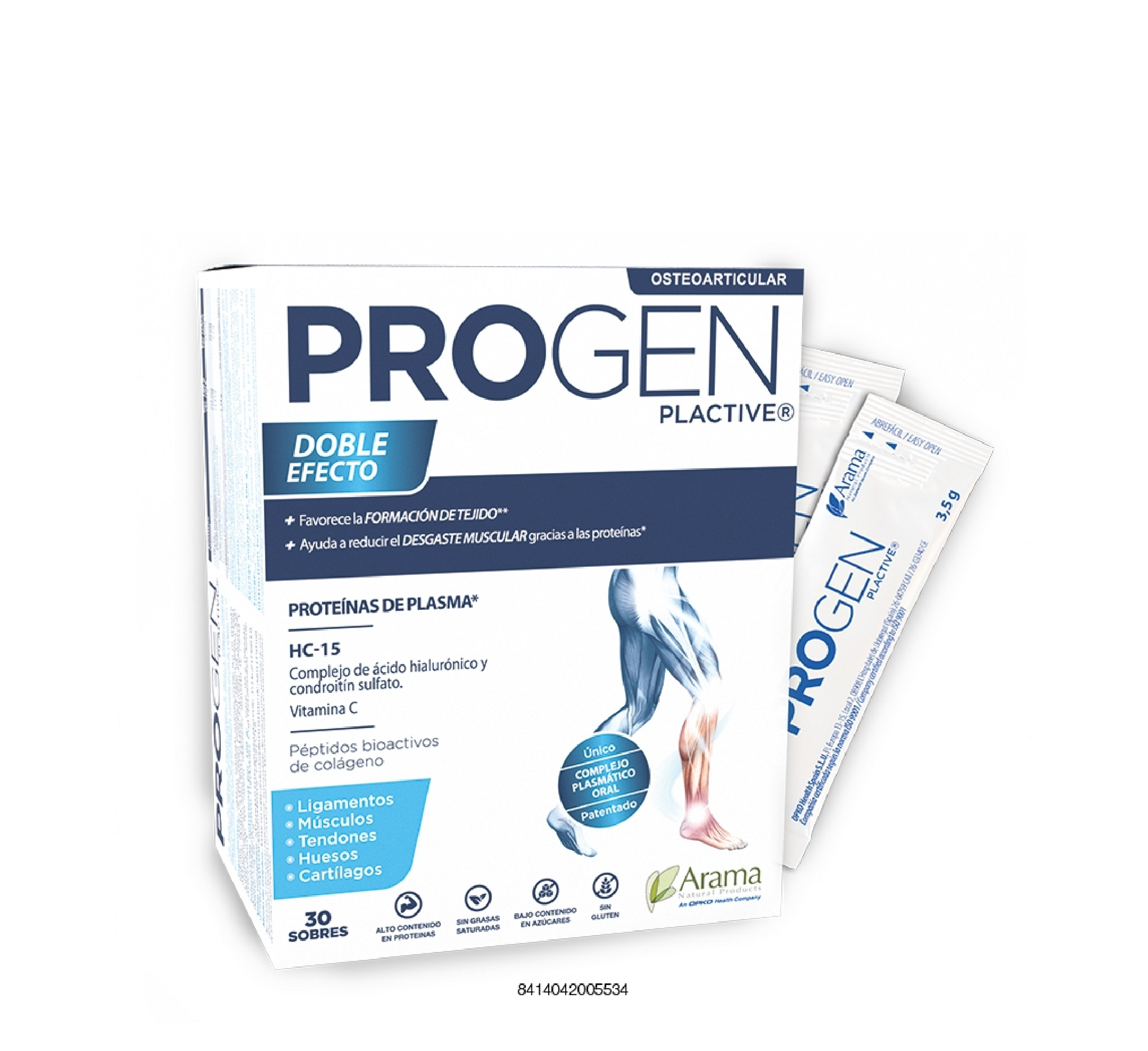 Progen Plactive Dubble Effect *30 bustina