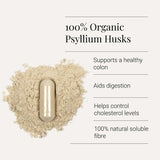 Psyllium Husks, Organic - 120 Vegicaps