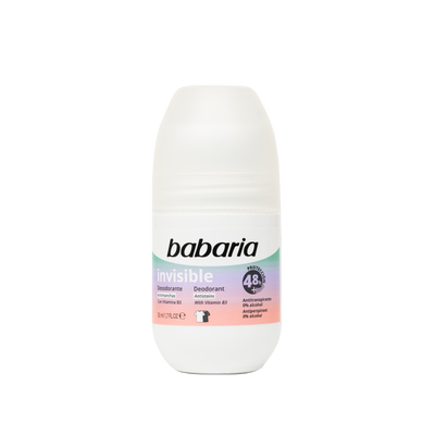 Babaria Invisible 48h Roll-on Deodorant (*50ml)