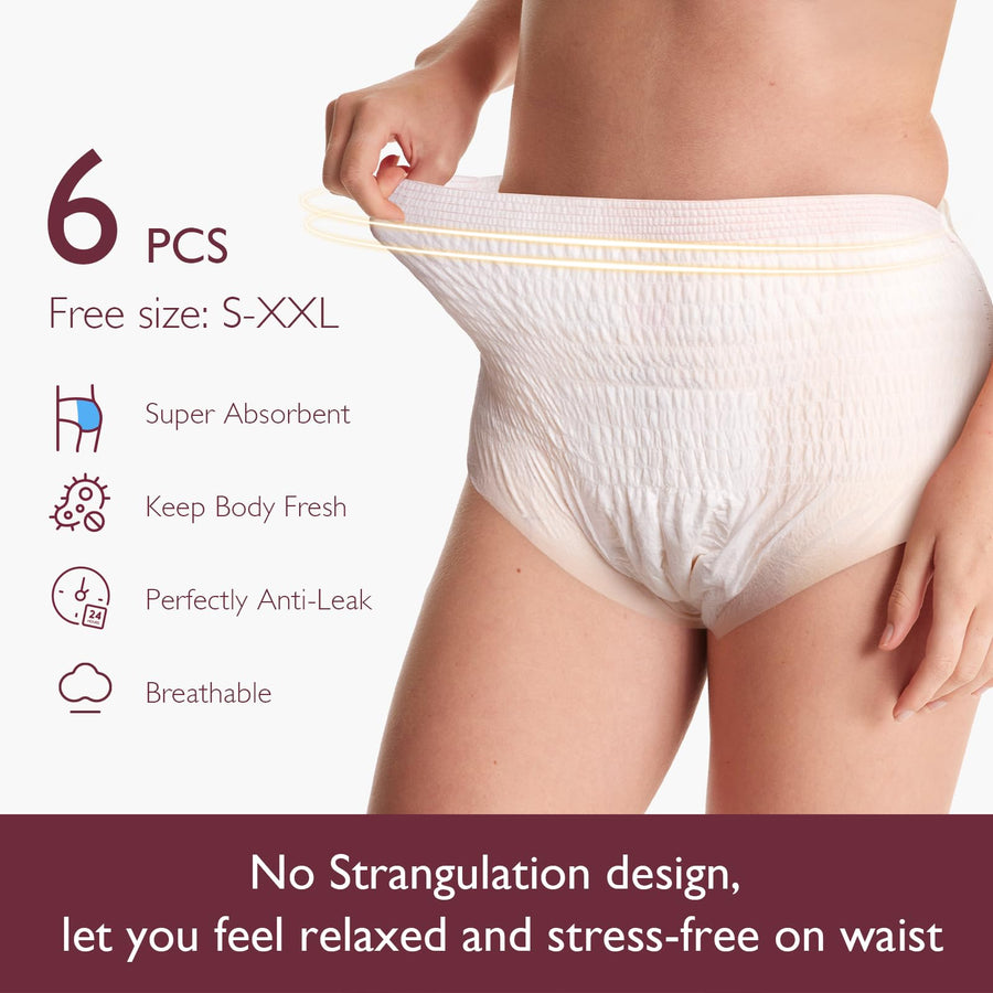 Momcozy Free-move New-Thin Disposable Period Underwear *6pcs