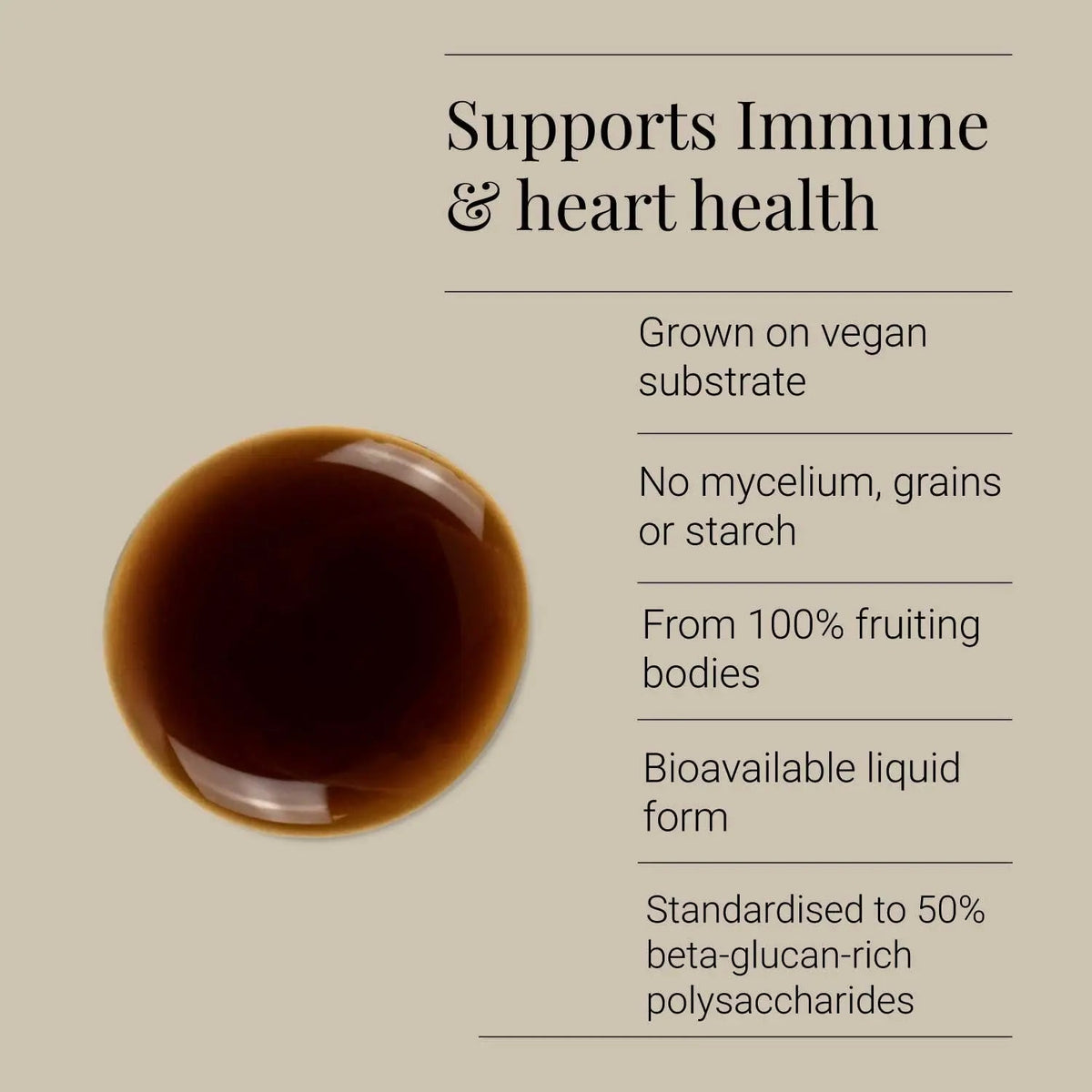 Reishi Extract Tincture, Organic - 50ml