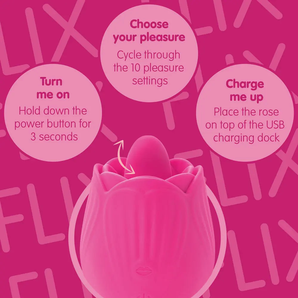 Rose Flix Clitoral Rose Toy