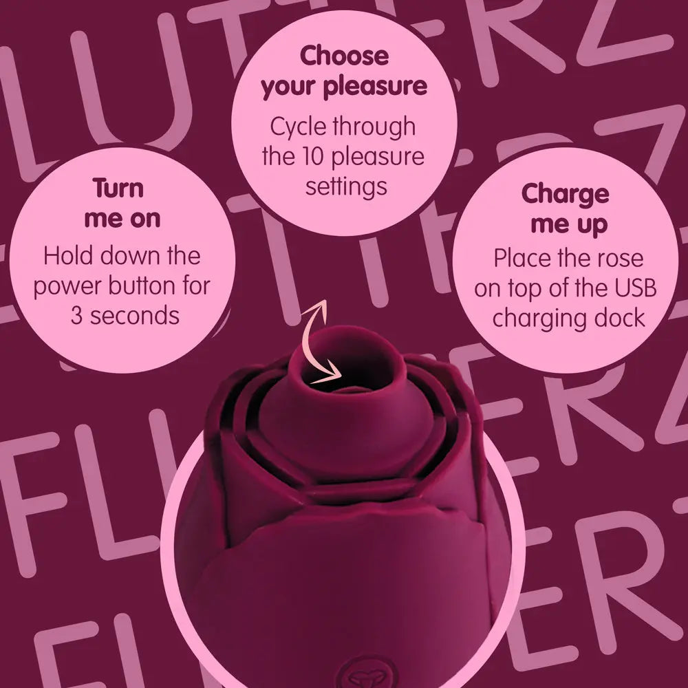 Rose Flutterz Clitoral Rose Toy