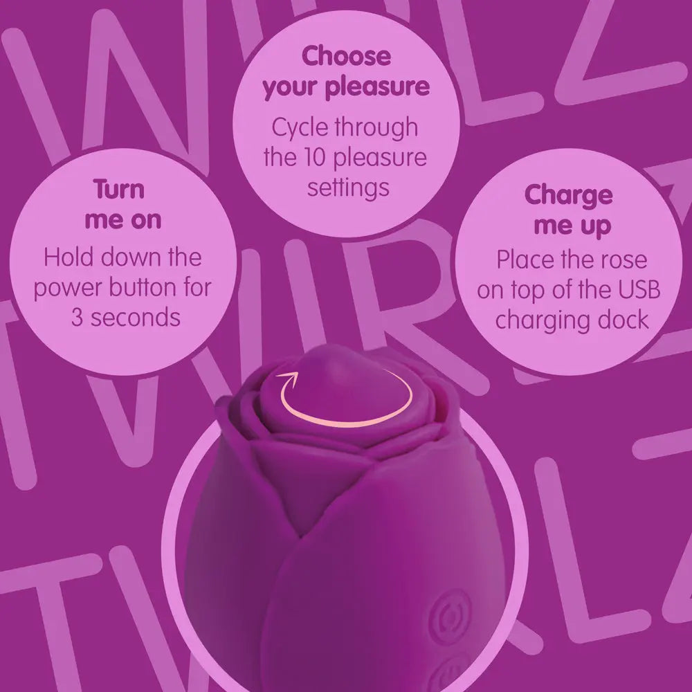 Rose Twirlz Clitoral Rose Toy
