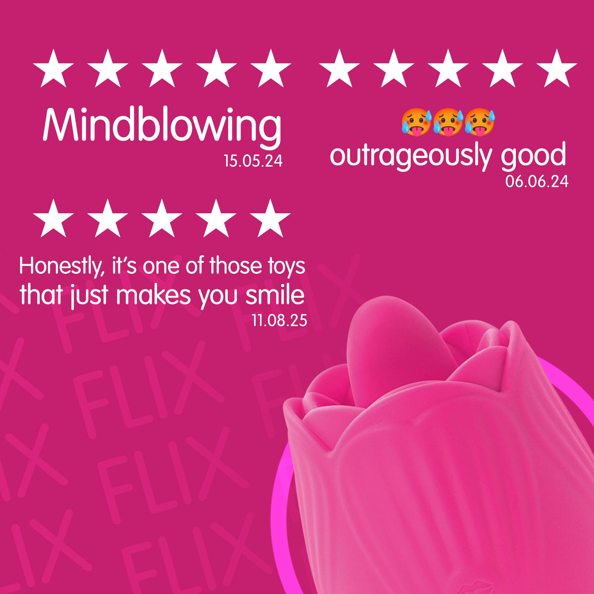 Rose Flix Clitoral Rose Toy