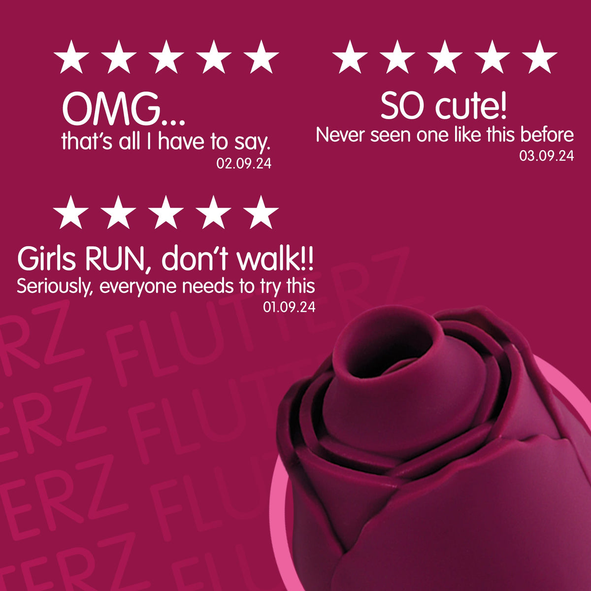 Rose Flutterz Clitoral Rose Toy