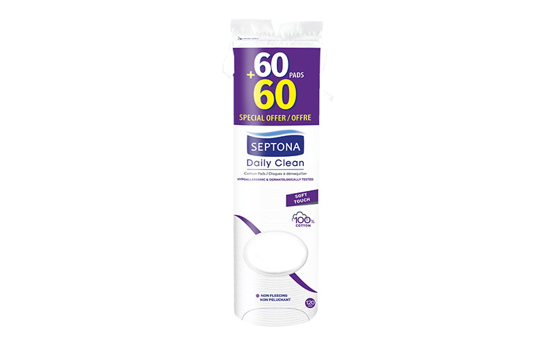 Round cotton pads 60+60