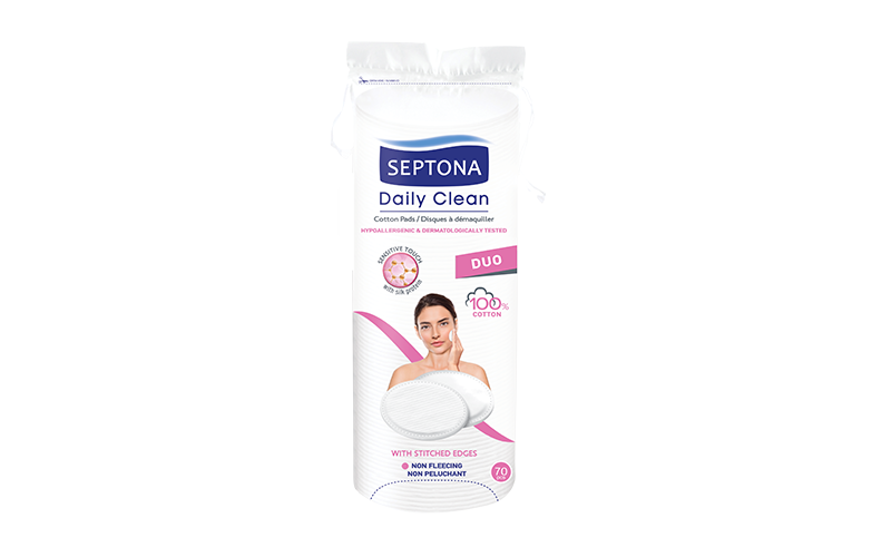 Cotton pads 70 Sensitive Duo