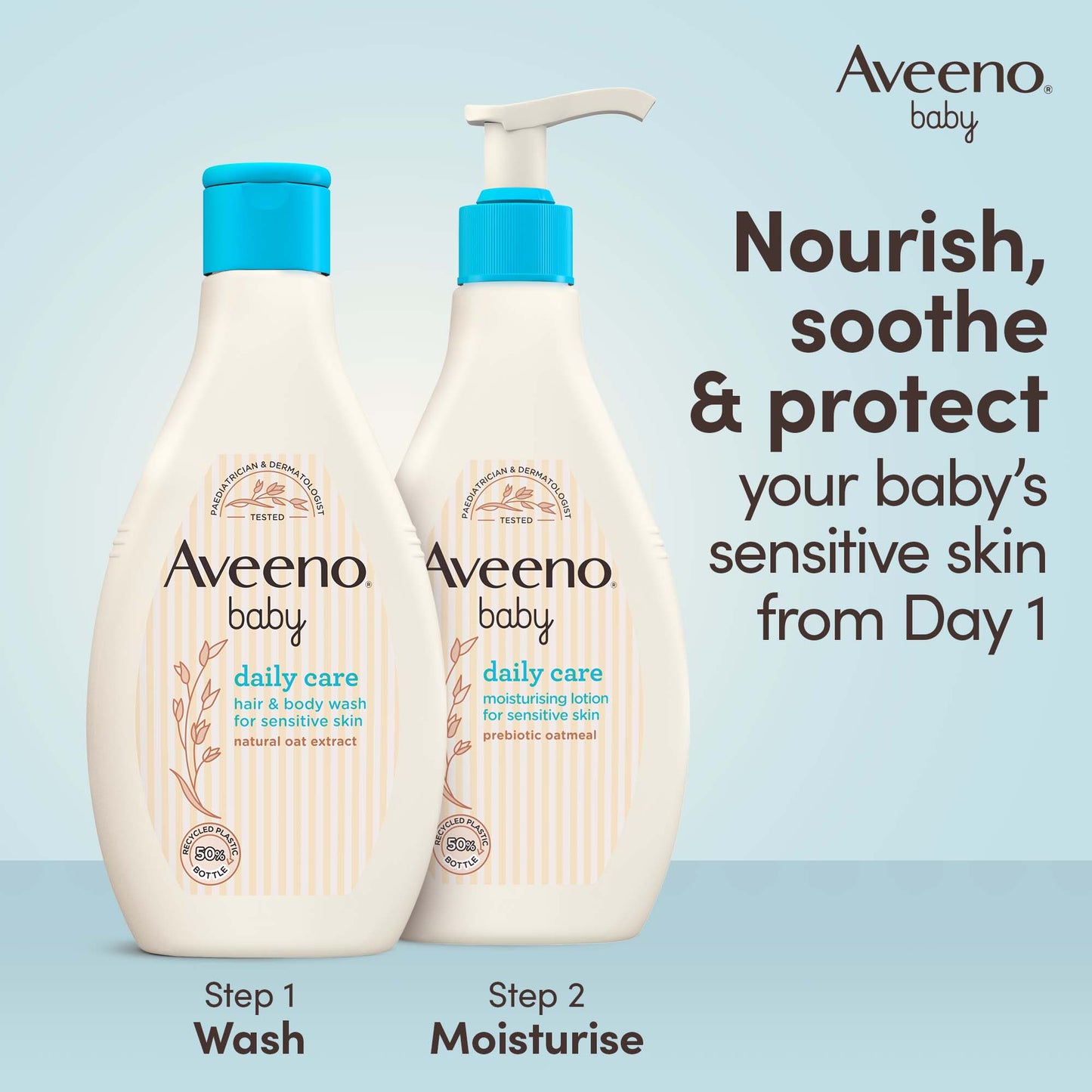 AVEENO® DAILY CARE HAIR AND BODY WASH, 250ML