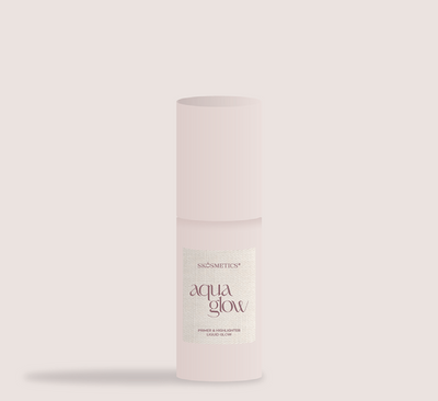 SKOSMETICS AQUA GLOW PRIMER &amp; HIGHLIGTER (shkëlqim i lëngshëm)