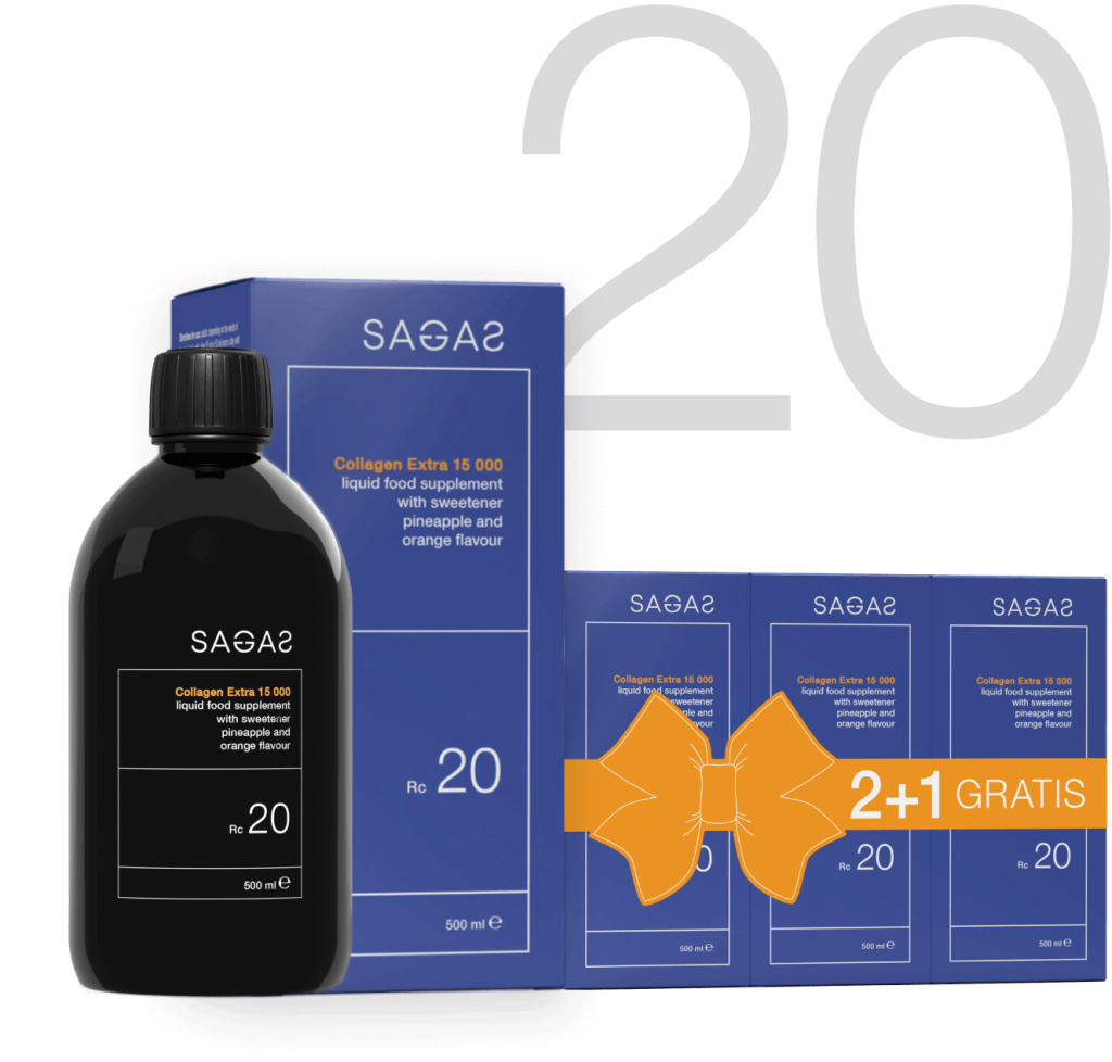 Sagas Rc 20 Collagen Extra 15,000, kolagjen për lëkurën