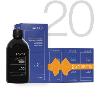 Sagas Rc 20 Колаген Екстра 15.000 (3xПакување)