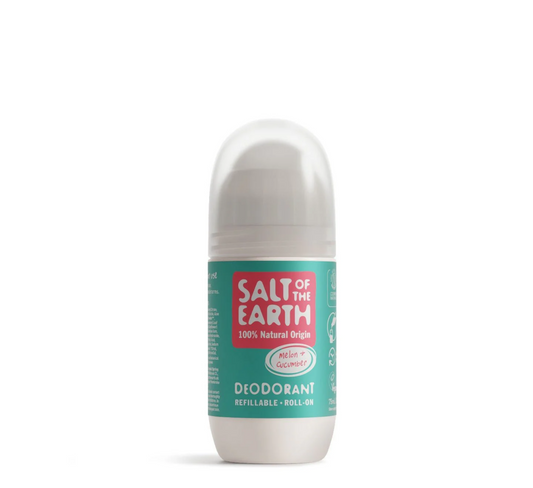 Salt of the Earth Natural Deodorant Roll-On - Refillable - Halsa