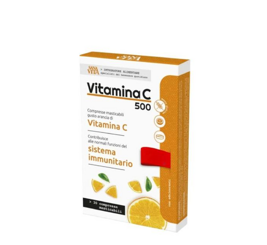 Sanavita Vitamin C 500 mg 30 Tablets